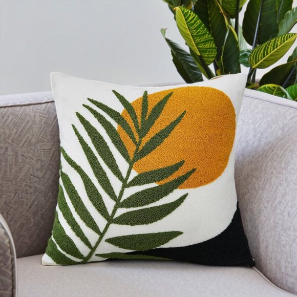 Modern Boho Throw Pillow Cover Decorative Case Accent Abstract Mid Century Decor - Picture 3 of 11